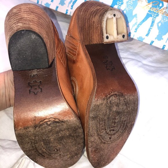 Lucchese Spirit Brown Western Cowboy bottie boots 6M - Picture 8 of 9